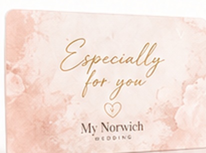 My Norwich Wedding gift card design 1