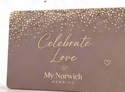 My Norwich Wedding gift card design 3